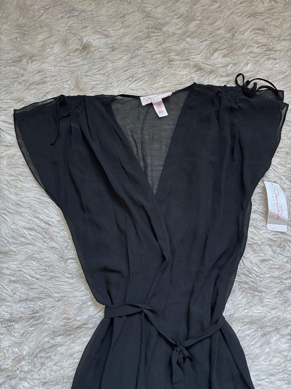 Oscar de la Renta Wrap Robe - Picture 3 of 12